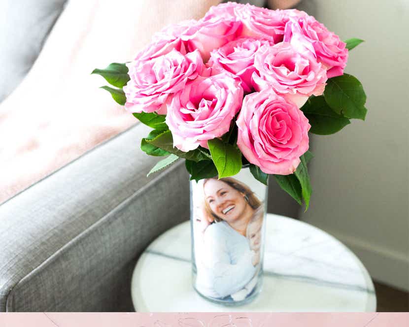 Custom Photo Vases