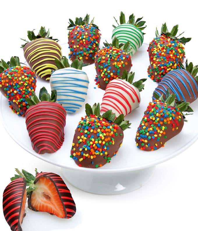 Birthday Chocolate Covered Strawberries 