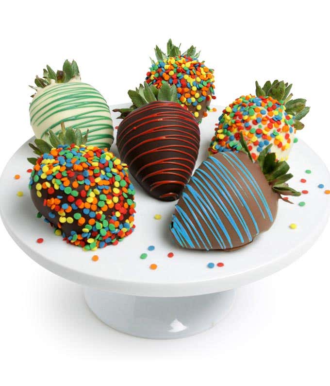 Chocolate Covered Birthday Strawberries 