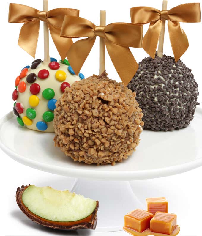 birthday caramel apples for delivery