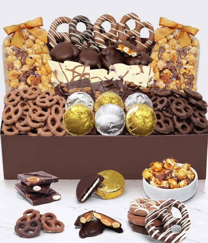 Belgian Chocolate Covered Snack Tray 