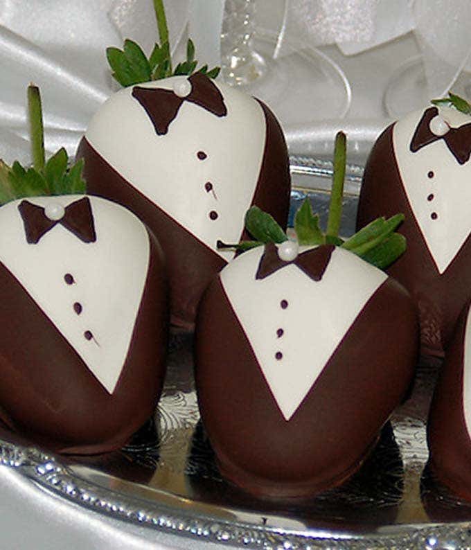 Groom Chocolate Covered Strawberries