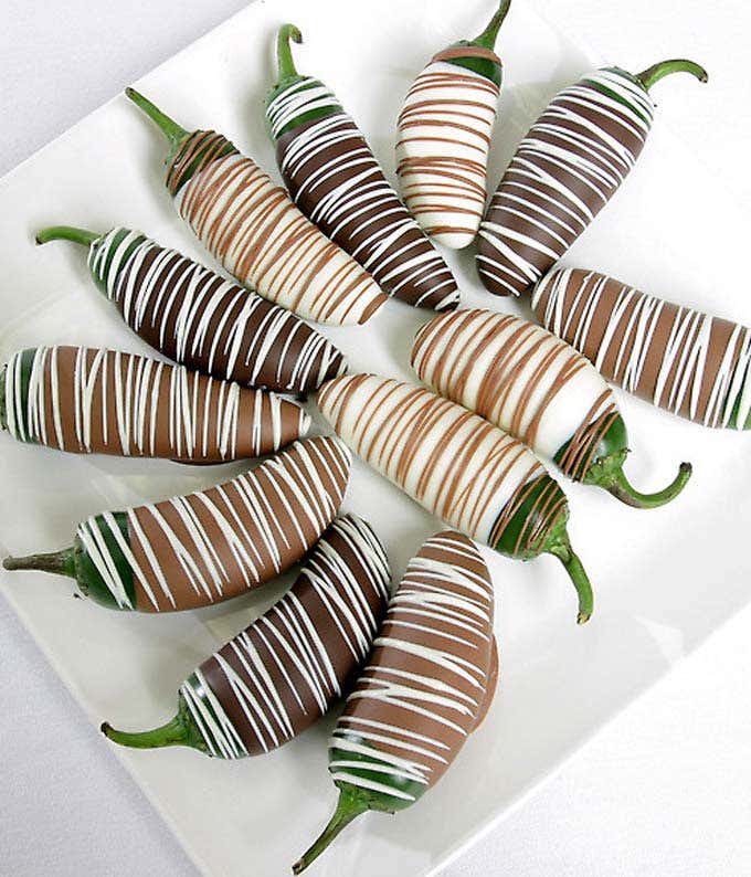 Belgian Chocolate Covered Jalepenos - 1 Pound