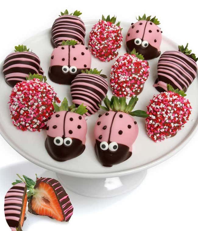 Ladybug Chocolate Covered Strawberries