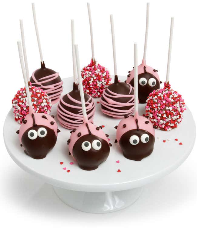 Ladybug Cake Pops