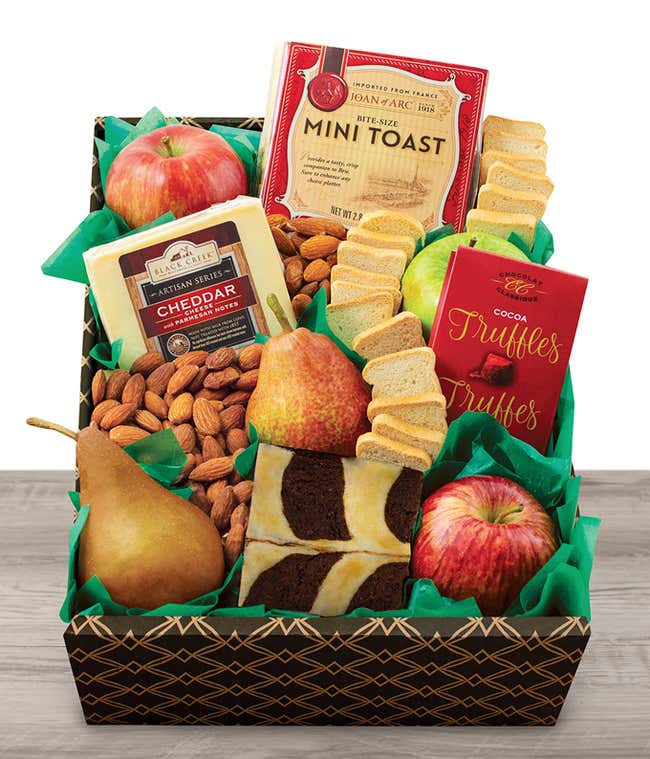 Fruit &amp; Cheese Snack Gift Box 