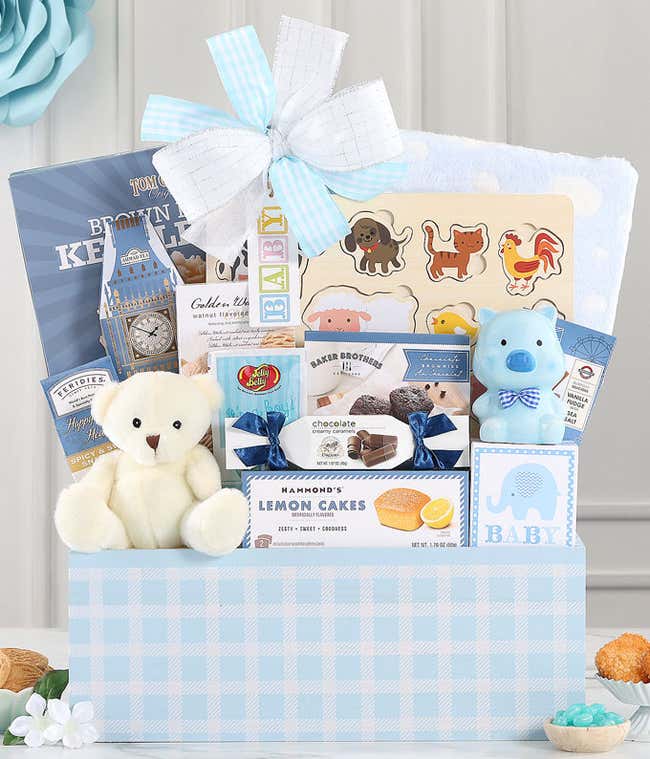 Sweetest New Baby Gift Box - Blue