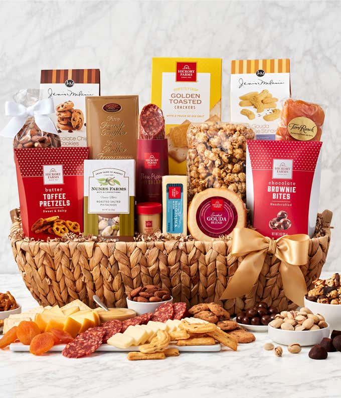 Savory & Sweet Noshes Gift Basket