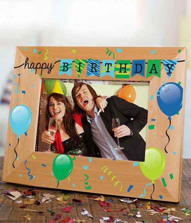 Happy Birthday Picture Frame