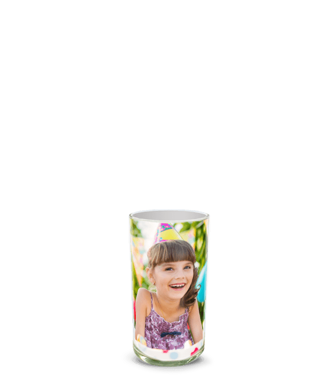 Partial image of Custom Photo Vase without flowers