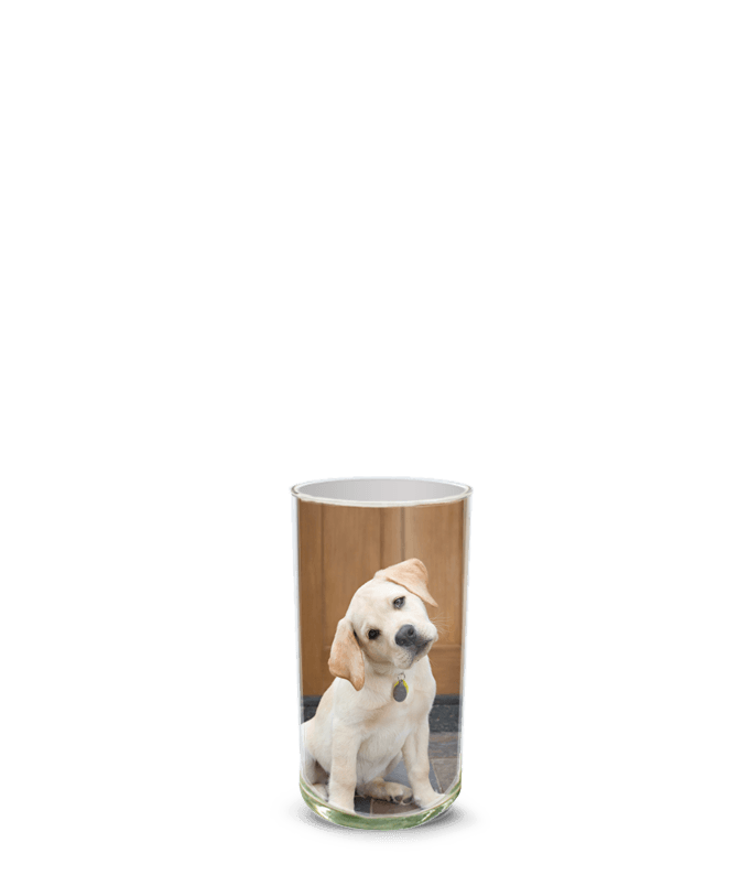 Partial image of Custom Photo Vase without flowers